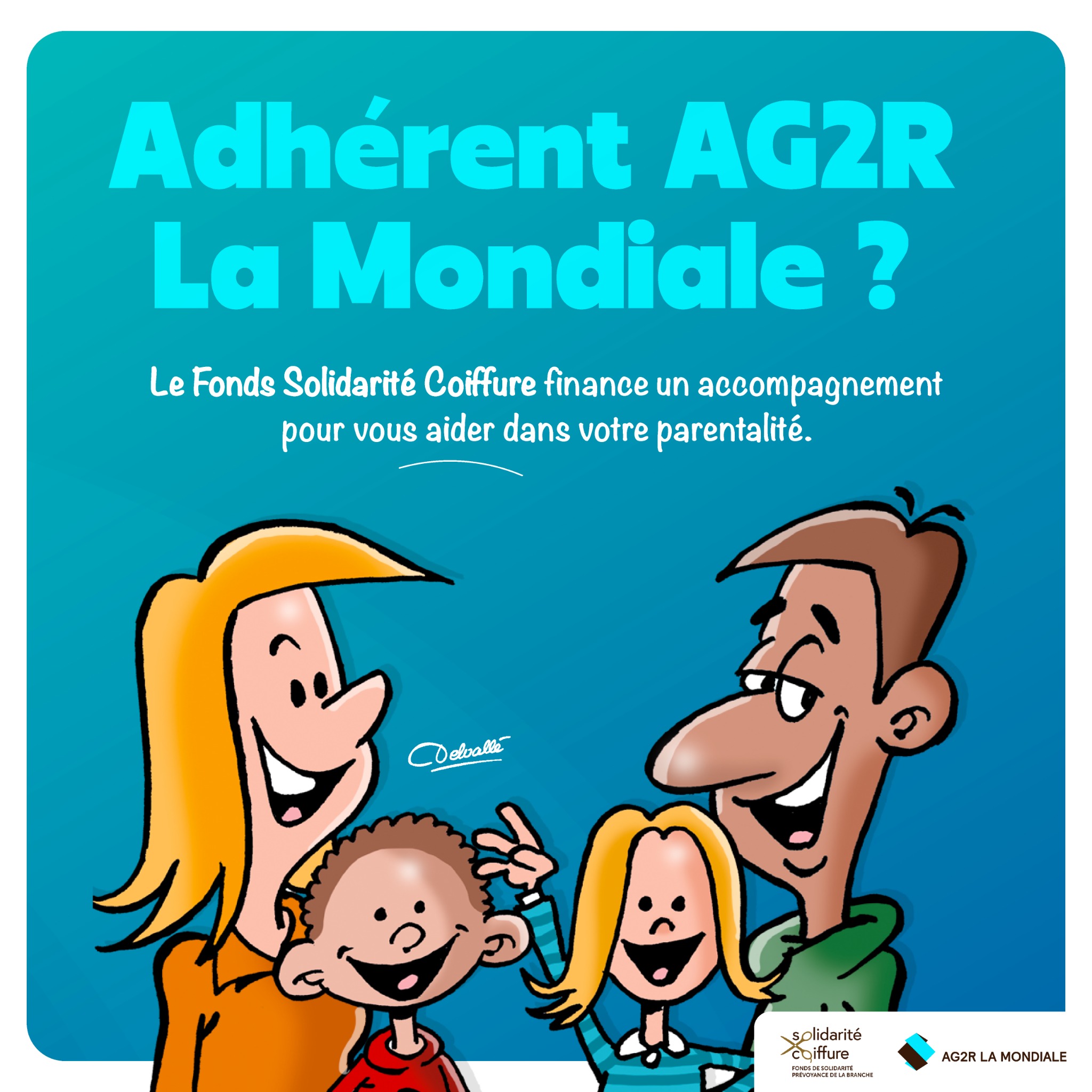 Ensemble pour la Coiffure Facebook ad: Solidarité Coiffure - AG2R La Mondiale - Et vous, quelle…