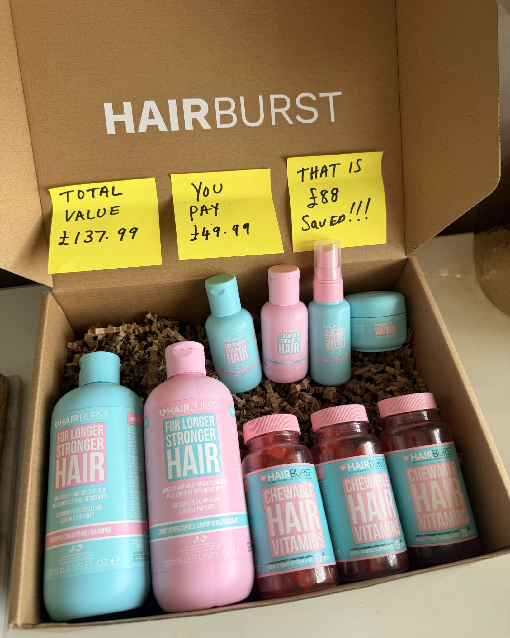 Hairburst Facebook ad