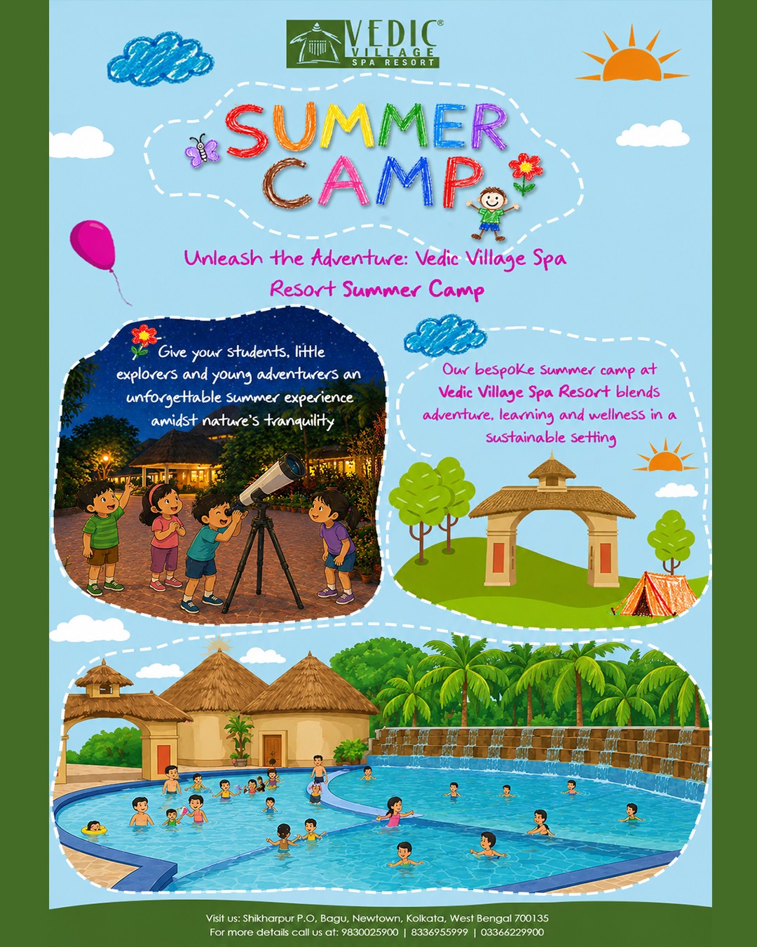 Vedic Village Spa Resort Facebook ad: The summer they'll talk about for years