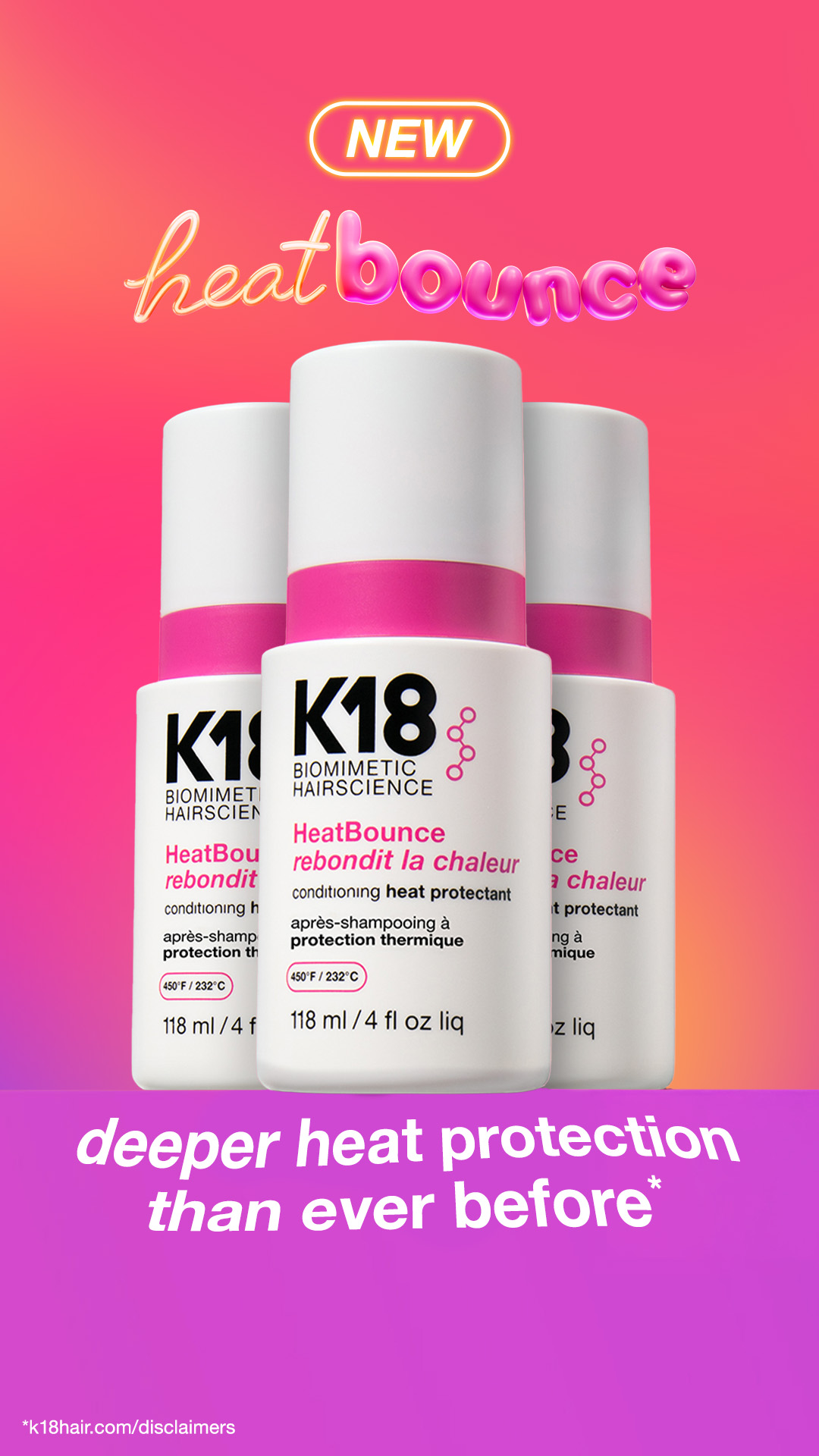 K18 Hair UK Facebook ad