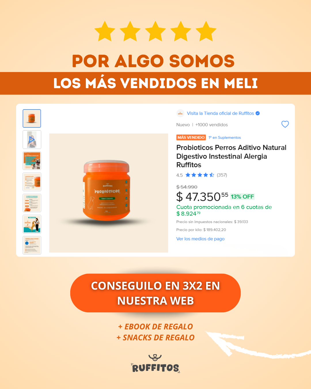 Ruffitos Facebook ad