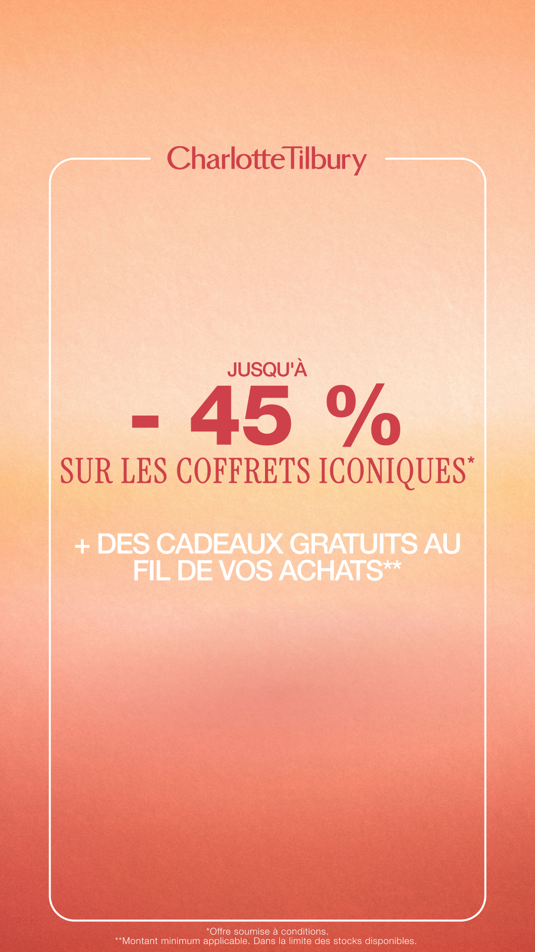 Charlotte Tilbury Facebook ad