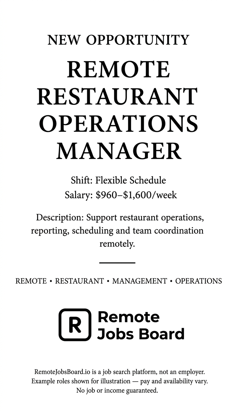 Remote Jobs Board - Work From Anywhere Facebook ad