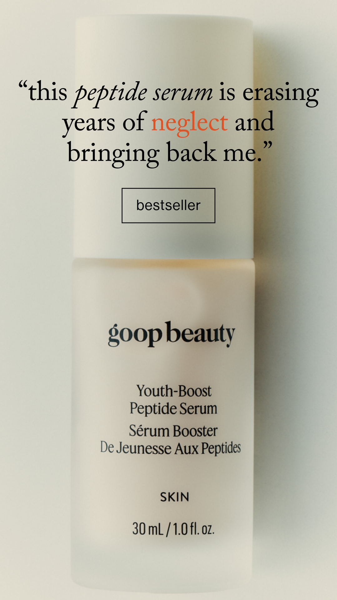 goop Facebook ad