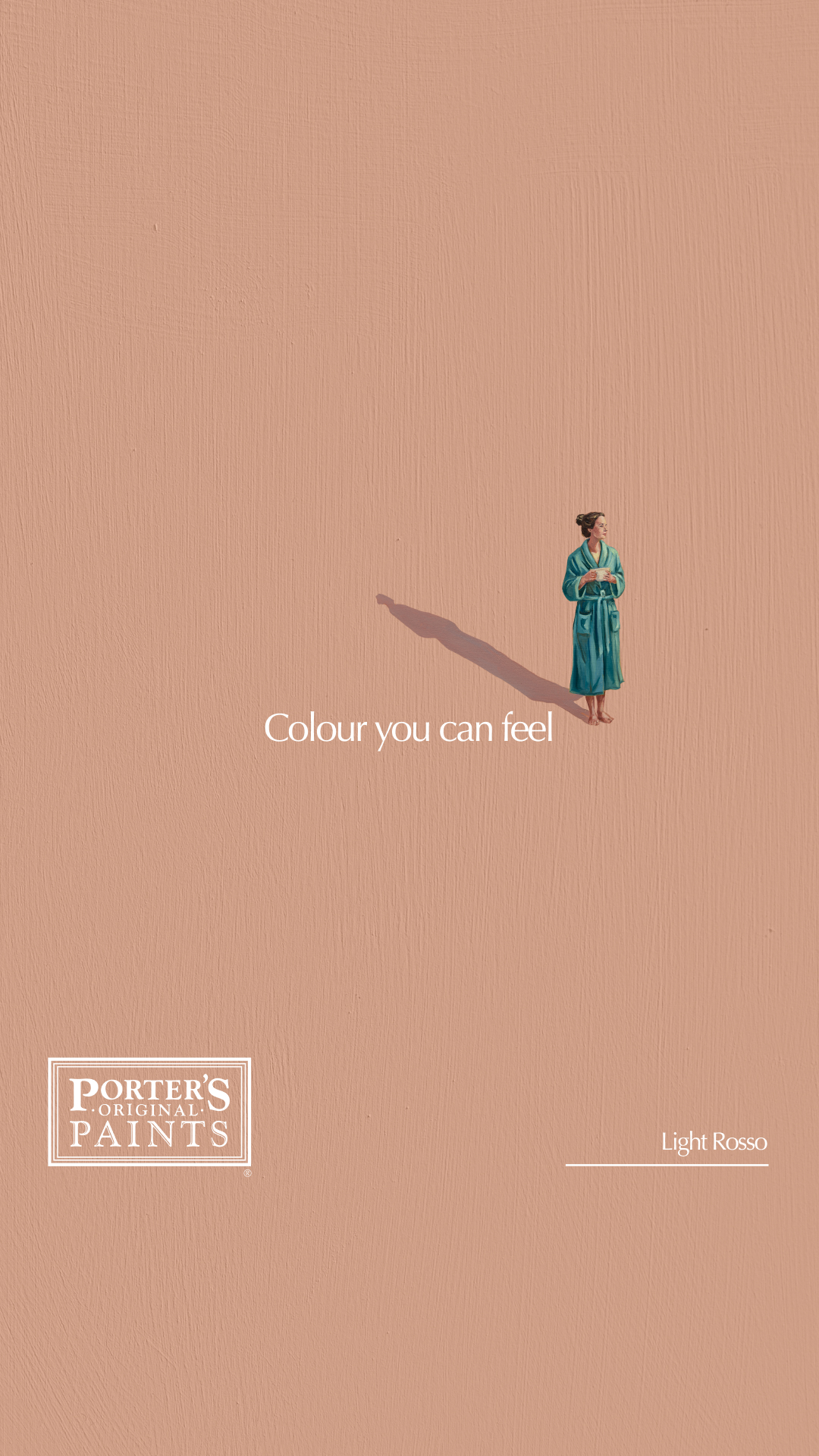 Porter's Paints Facebook ad: Colour you can feel.
