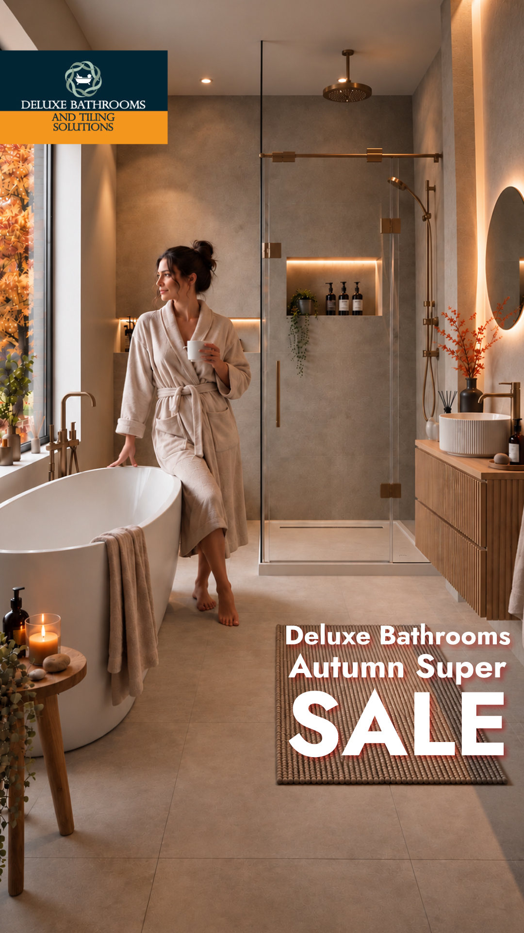 Deluxe Bathrooms & Tiling Solutions Facebook ad