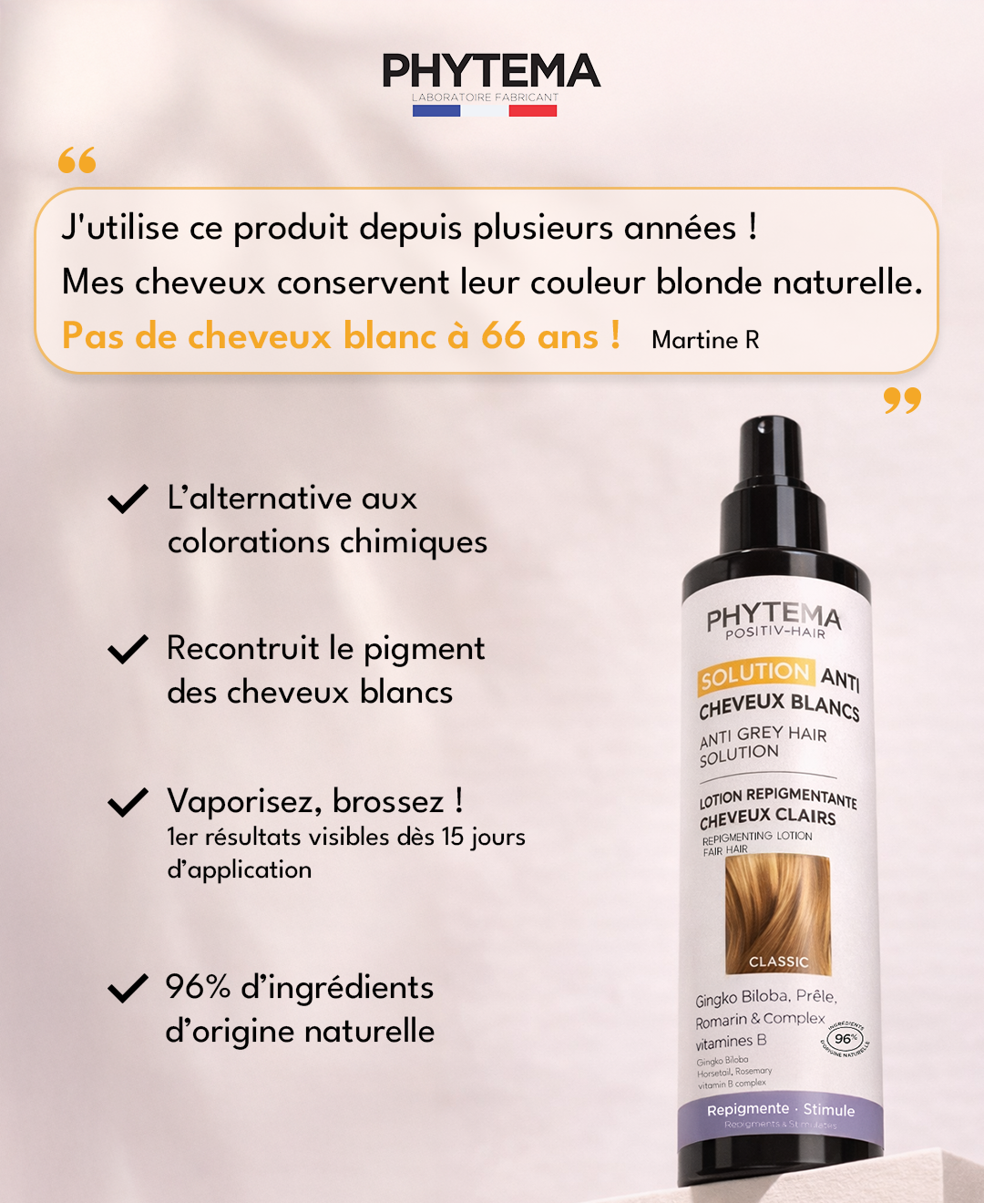 Laboratoire Phytema Facebook ad