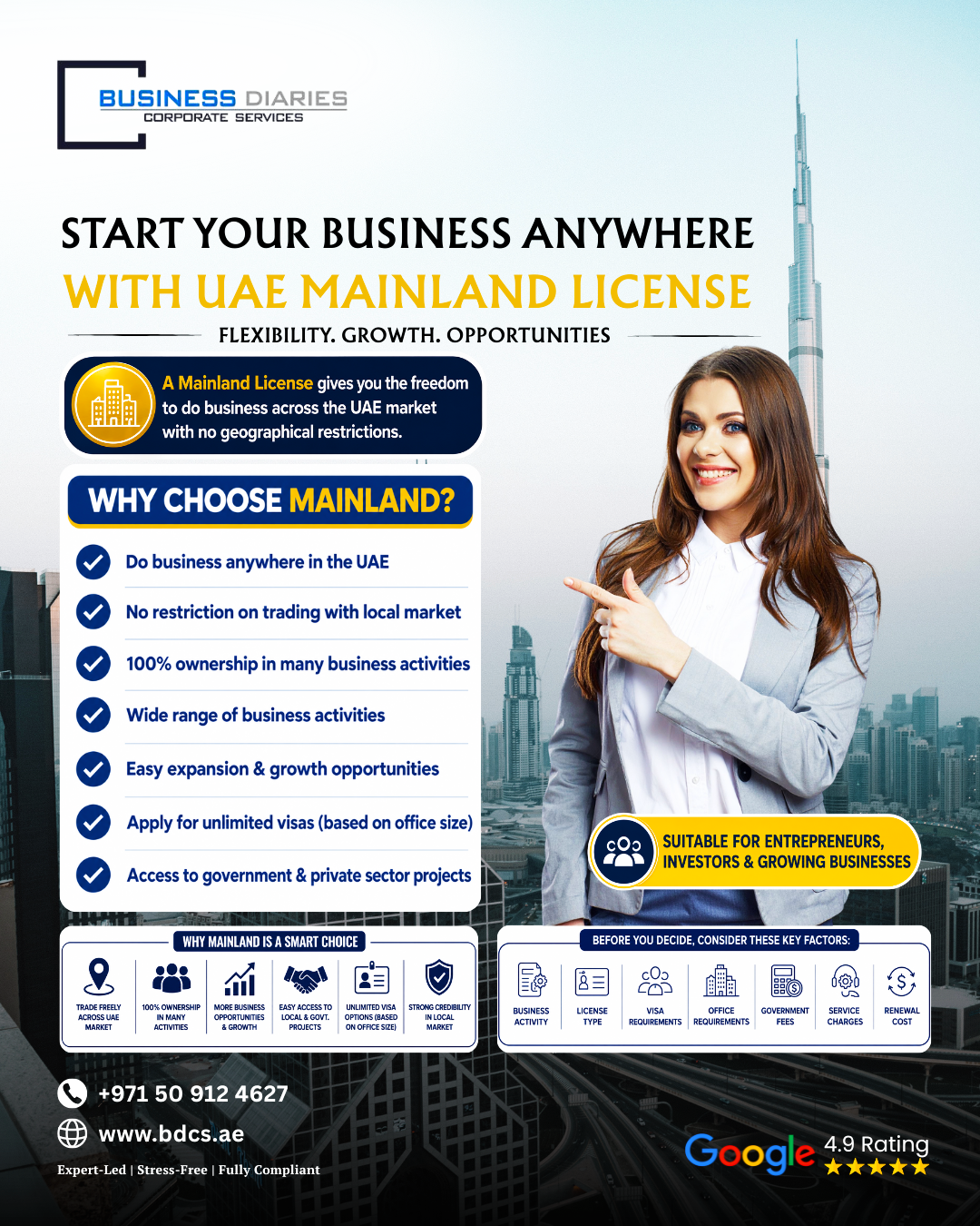 Business Diaries Corporate Services Facebook ad: Apply Now!