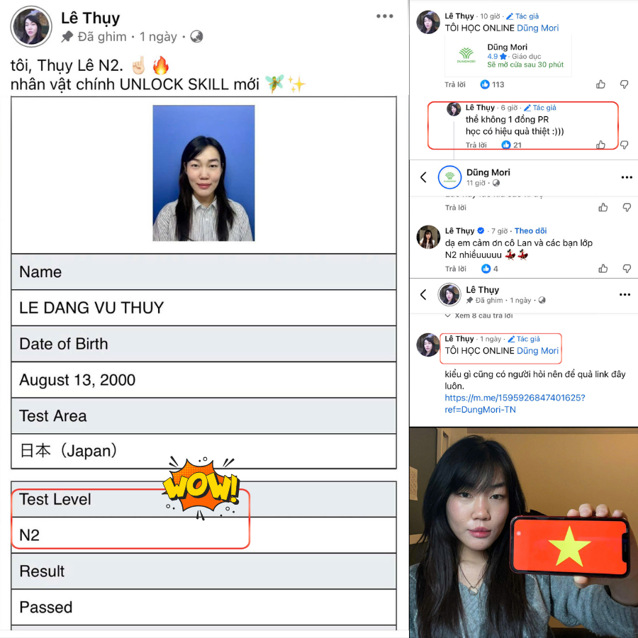 Dũng Mori Facebook ad