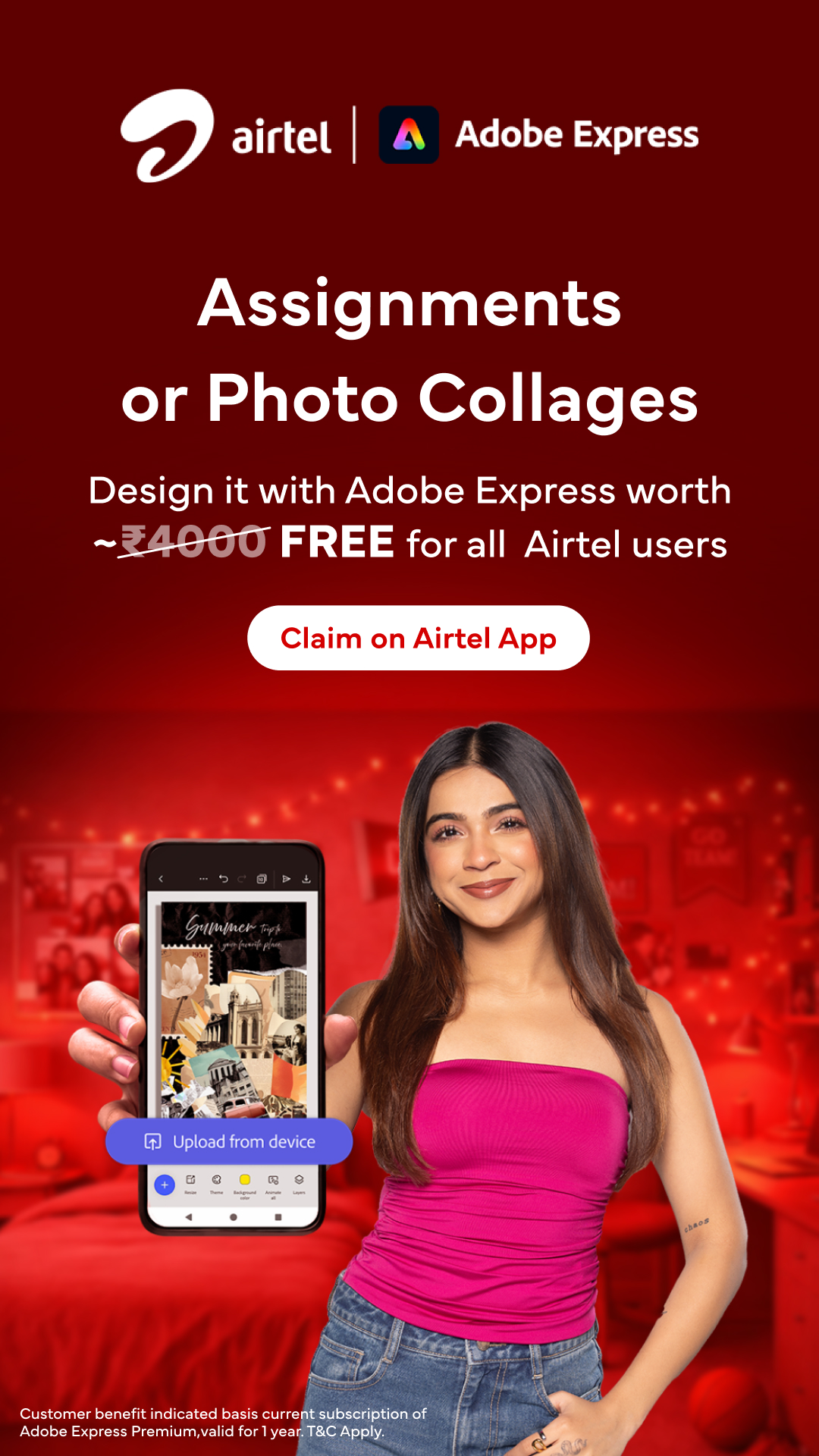 Airtel India Facebook ad