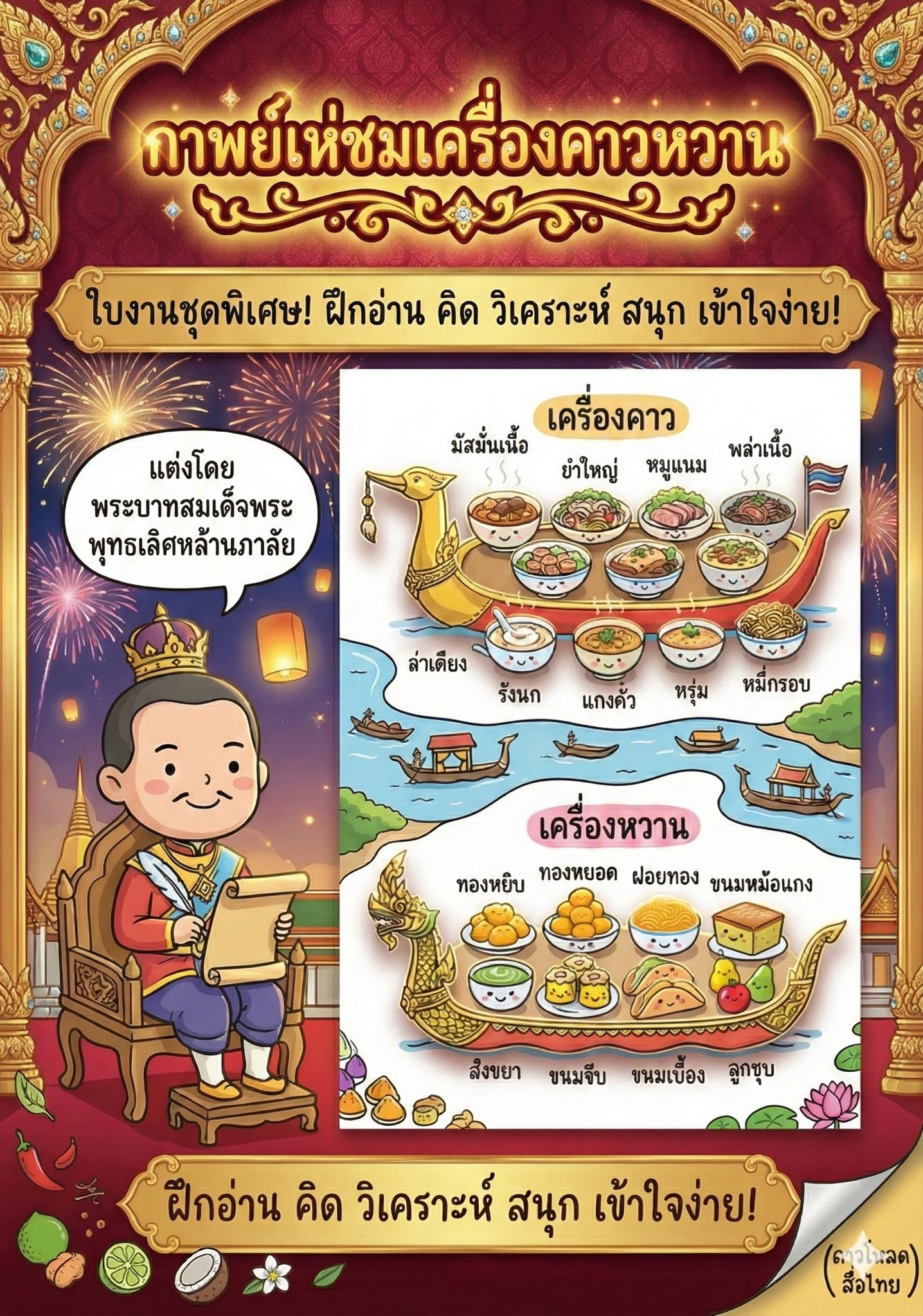 ดาวโหลดสื่อไทย Facebook ad: เปลี่ยนเรื่อง ยาก ให้เป็นเรื่อง Yummy!