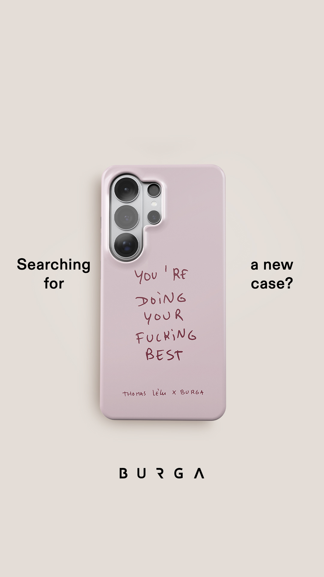 BURGA Cases Facebook ad