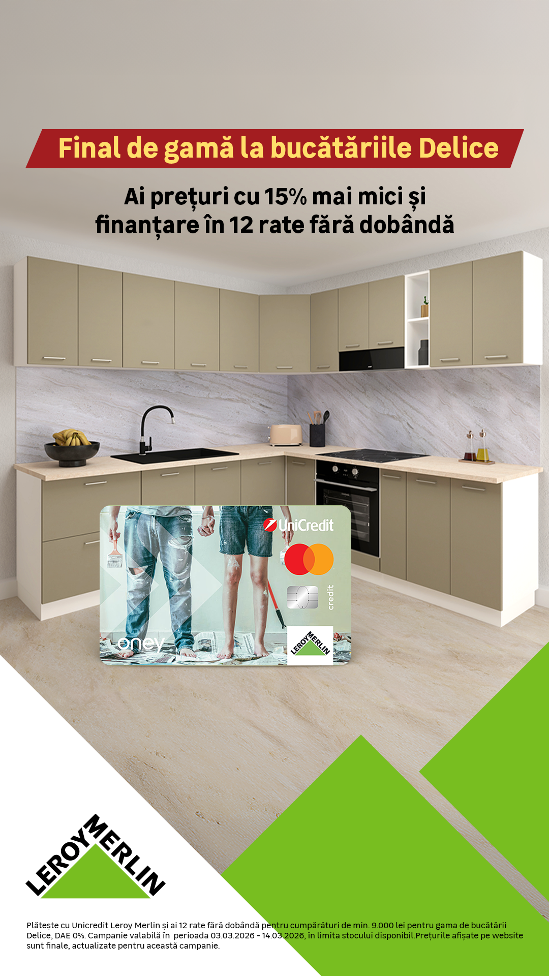 Leroy Merlin Romania Facebook ad from Mar 3, 2026