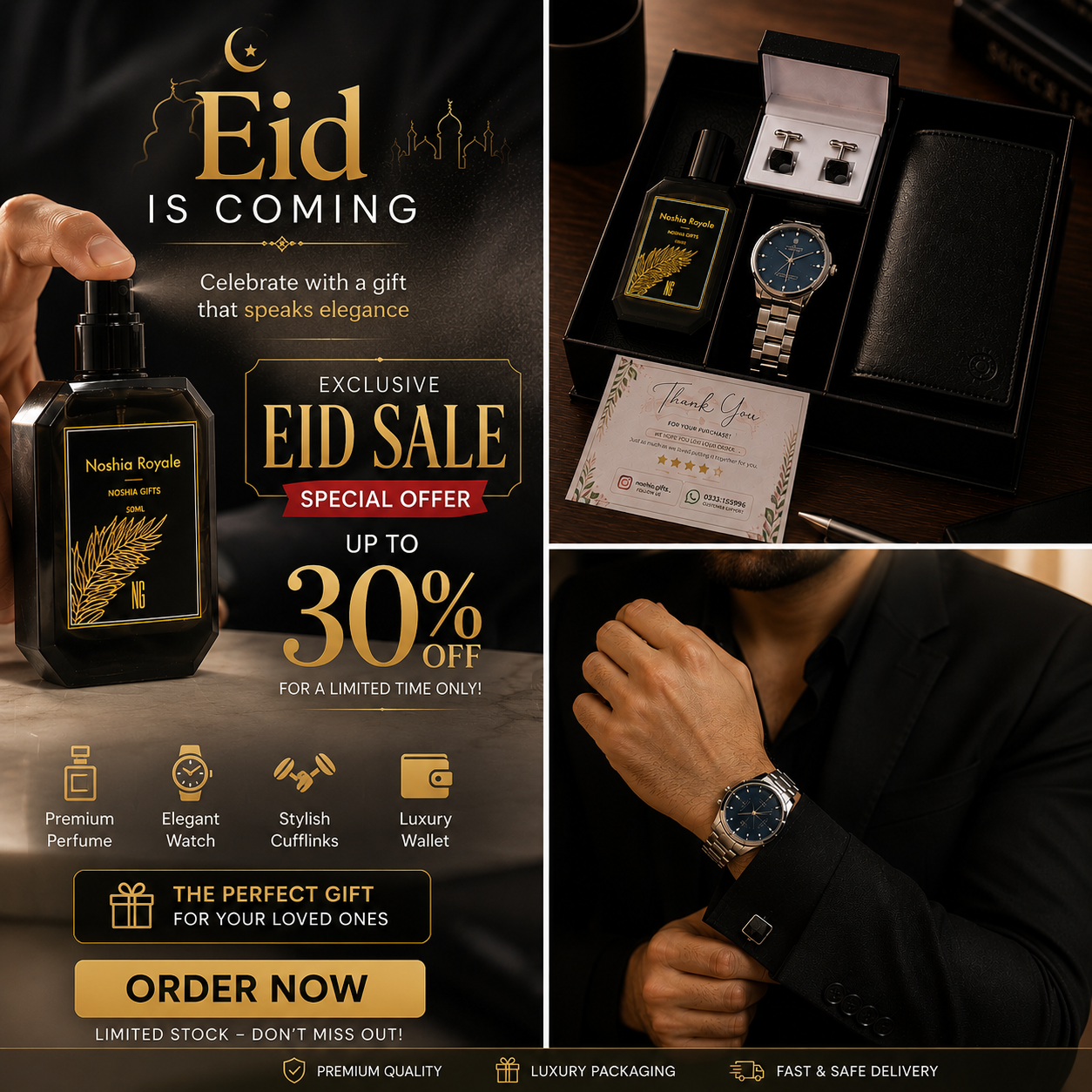 NoshiaGifts Facebook ad: A Gift Every Gentleman Deserves