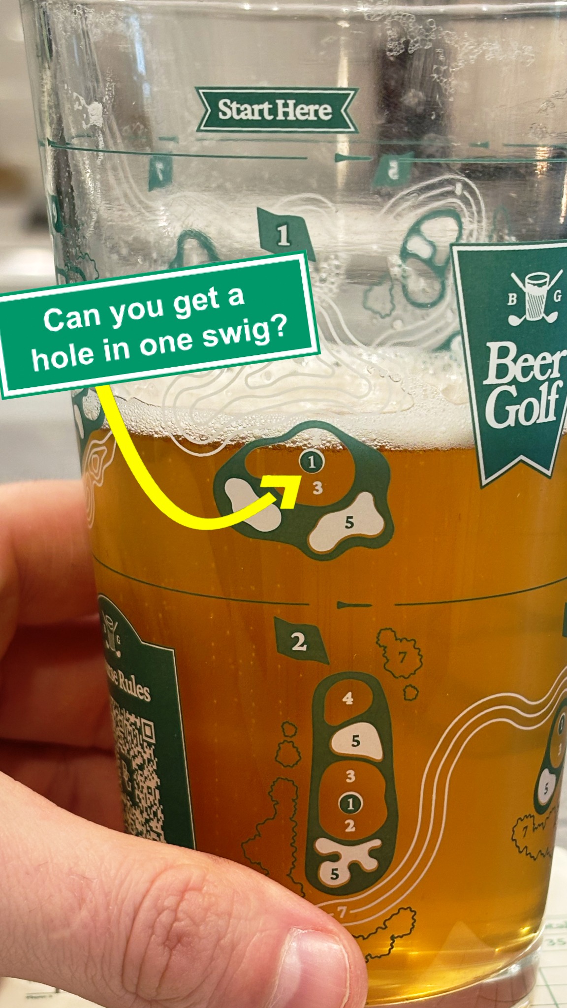 Beer Golf Facebook ad: Beer Golf: Drink. Compete. Win.