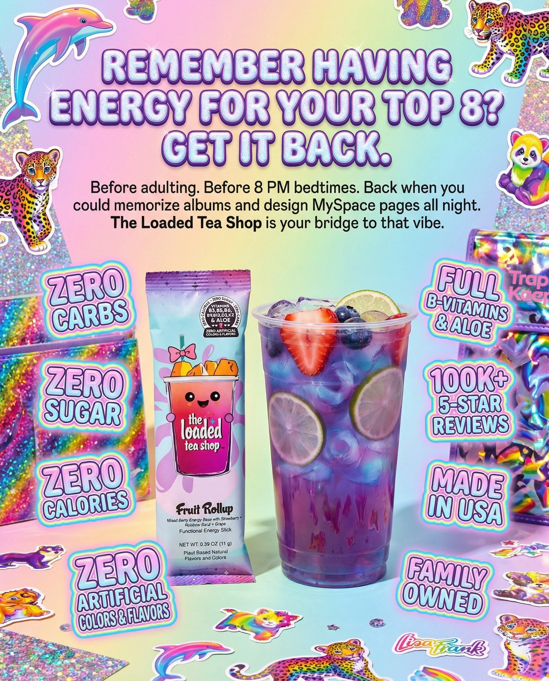 The Loaded Tea Shop Facebook ad