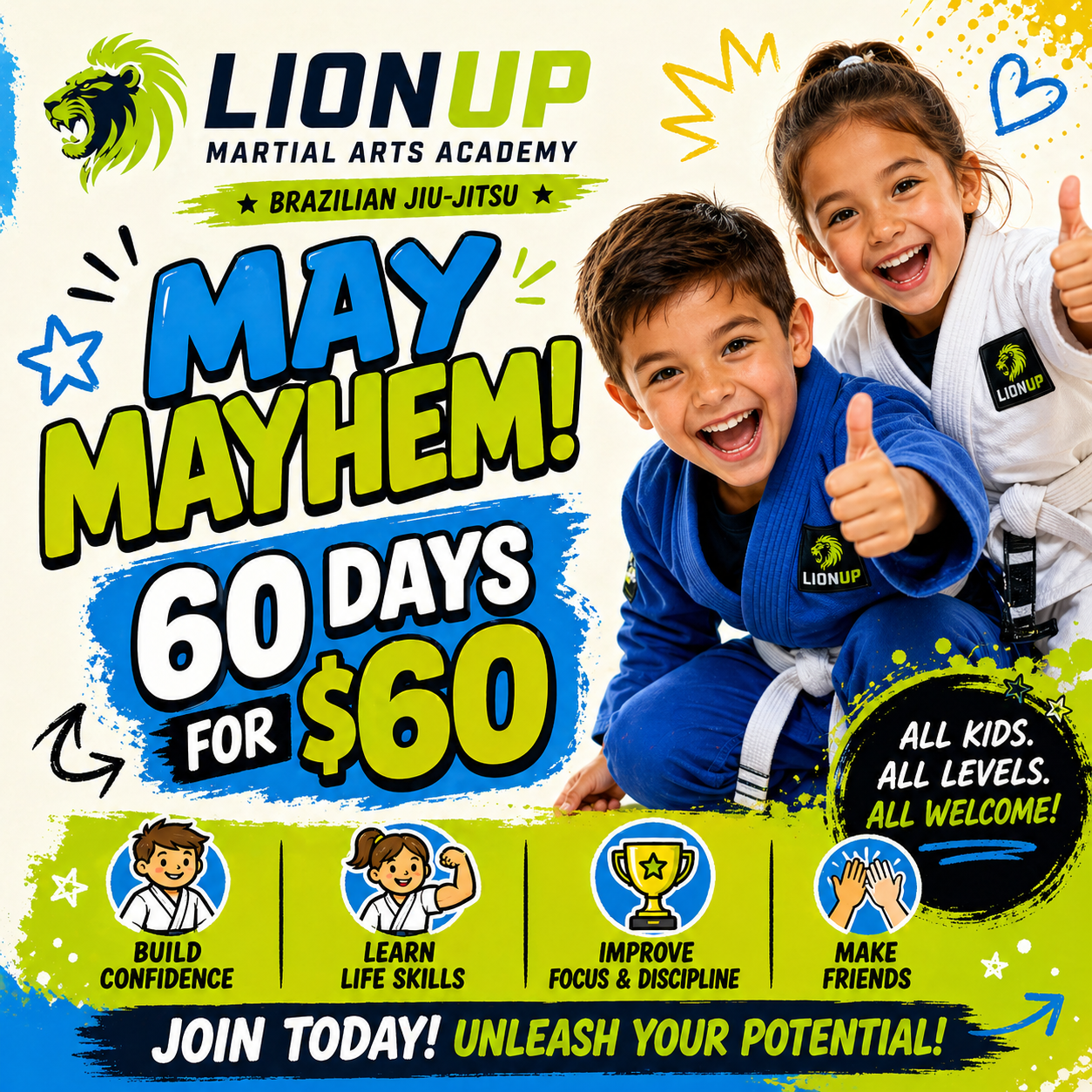 LionUpMartialArtsAcademy Facebook ad