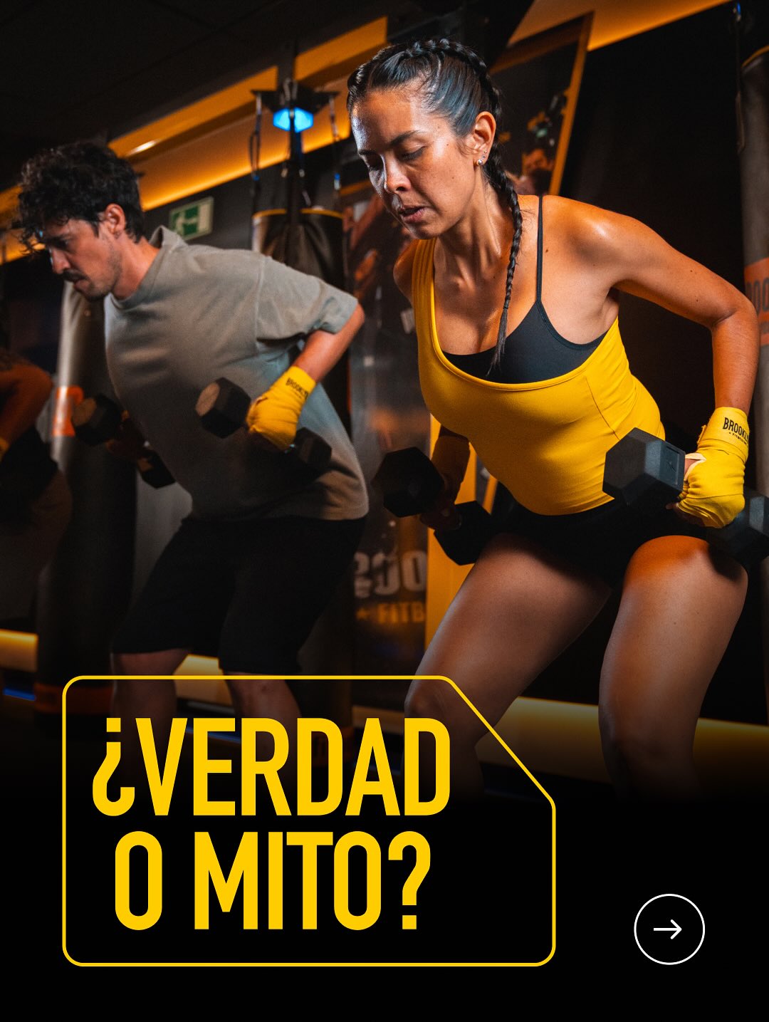 Brooklyn Fitboxing México Facebook ad: Hoy resolvemos verdades y mitos sobre el fitboxing