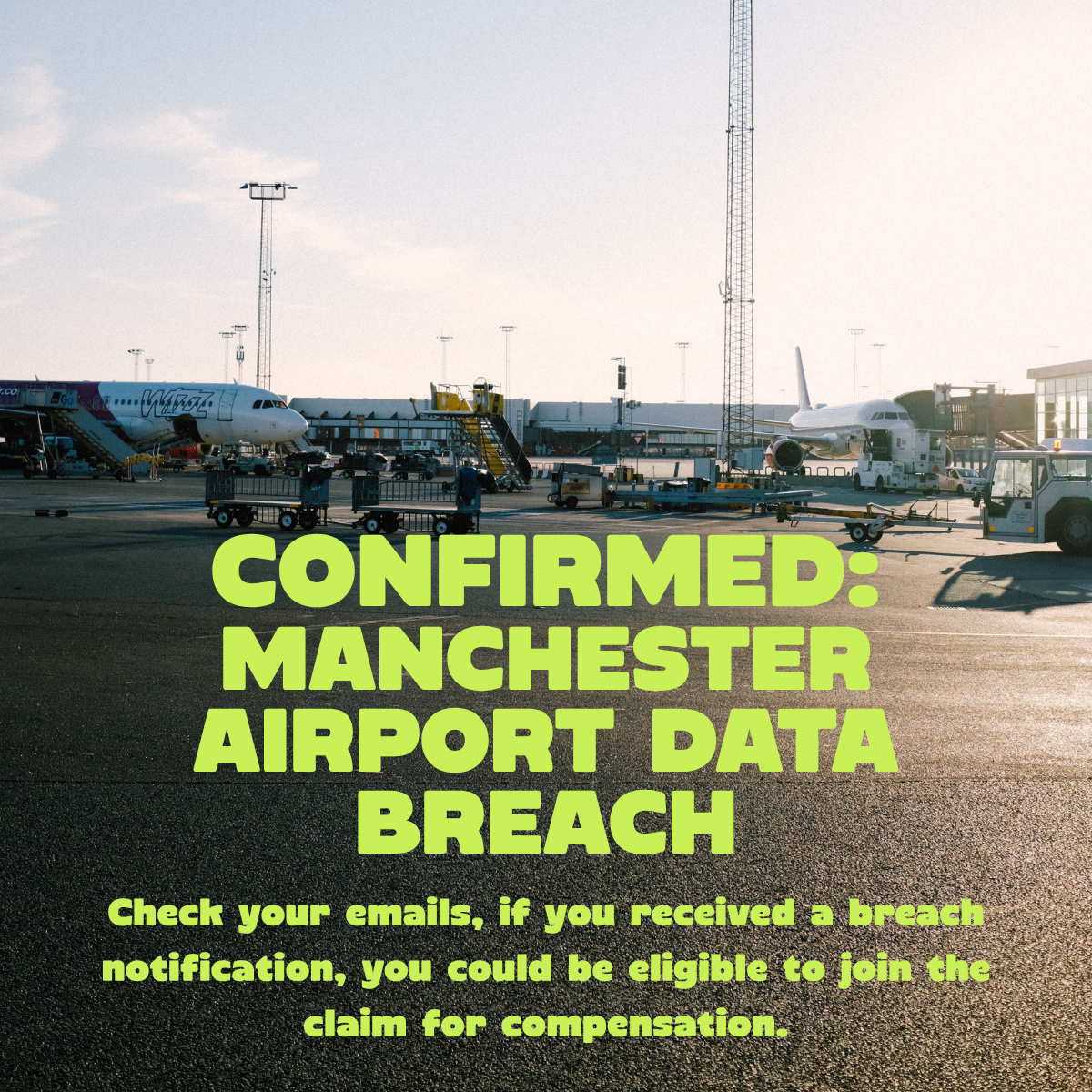 Pocket Claim Facebook ad: Confirmed: Airport Data Breach