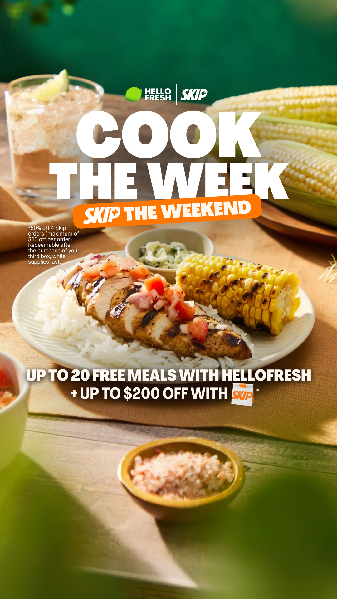 HelloFresh Facebook ad