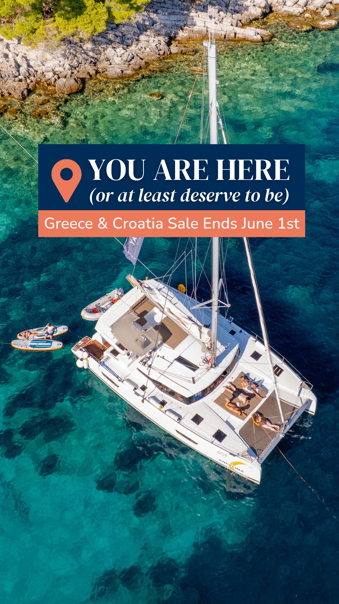 Yacht Getaways Facebook ad from May 20, 2026