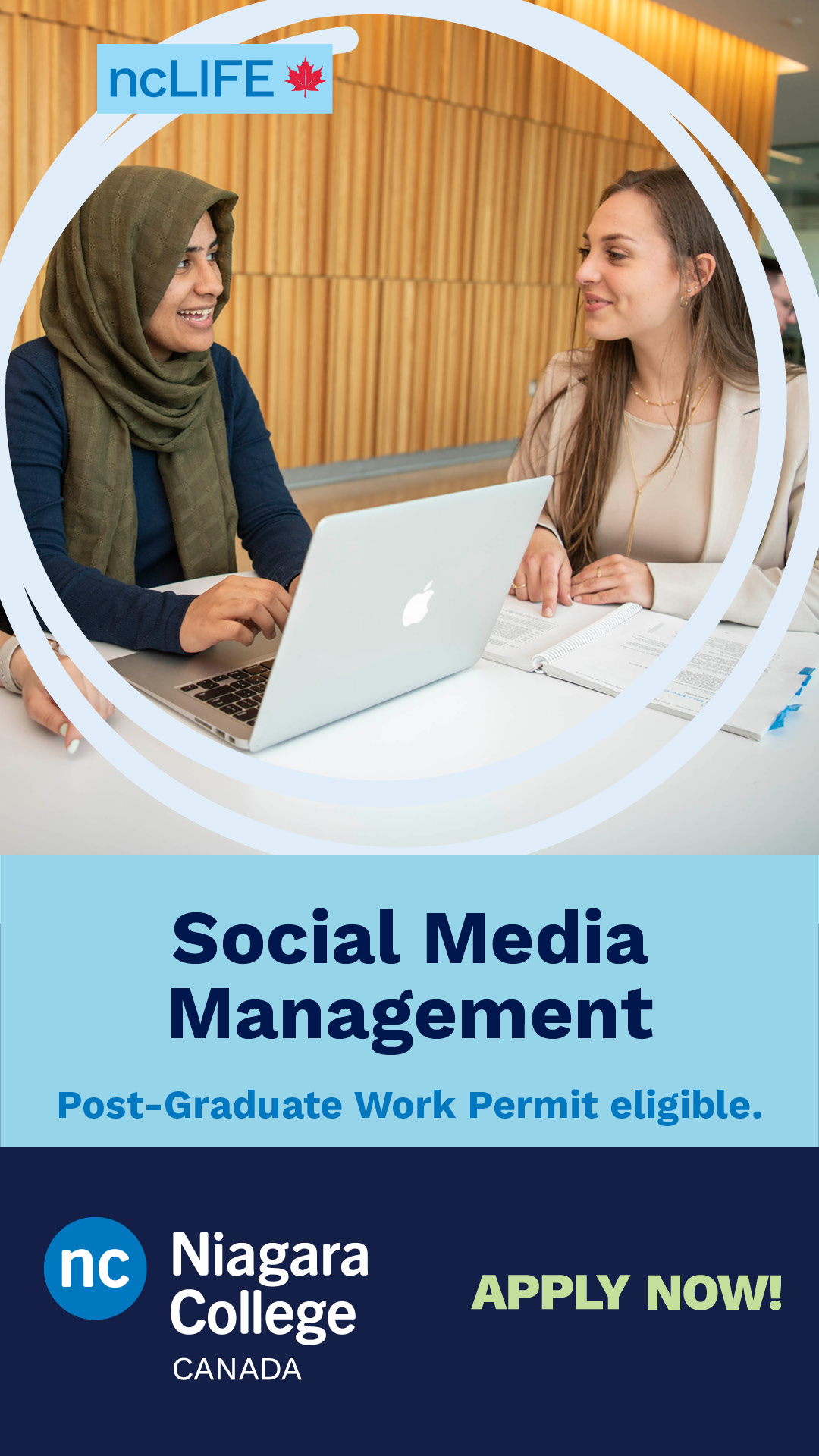 Niagara College International Facebook ad