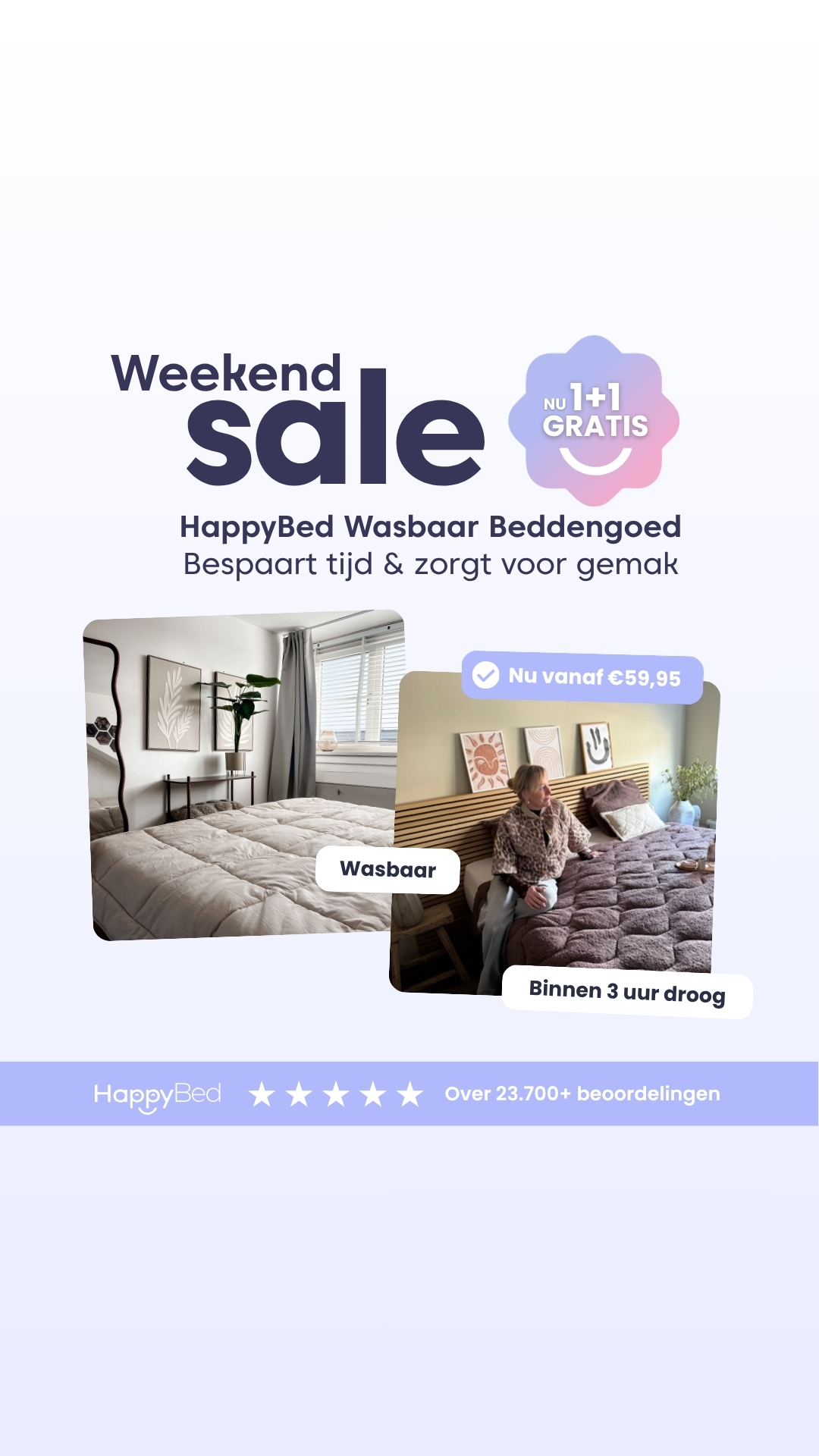 HappyBed Facebook ad
