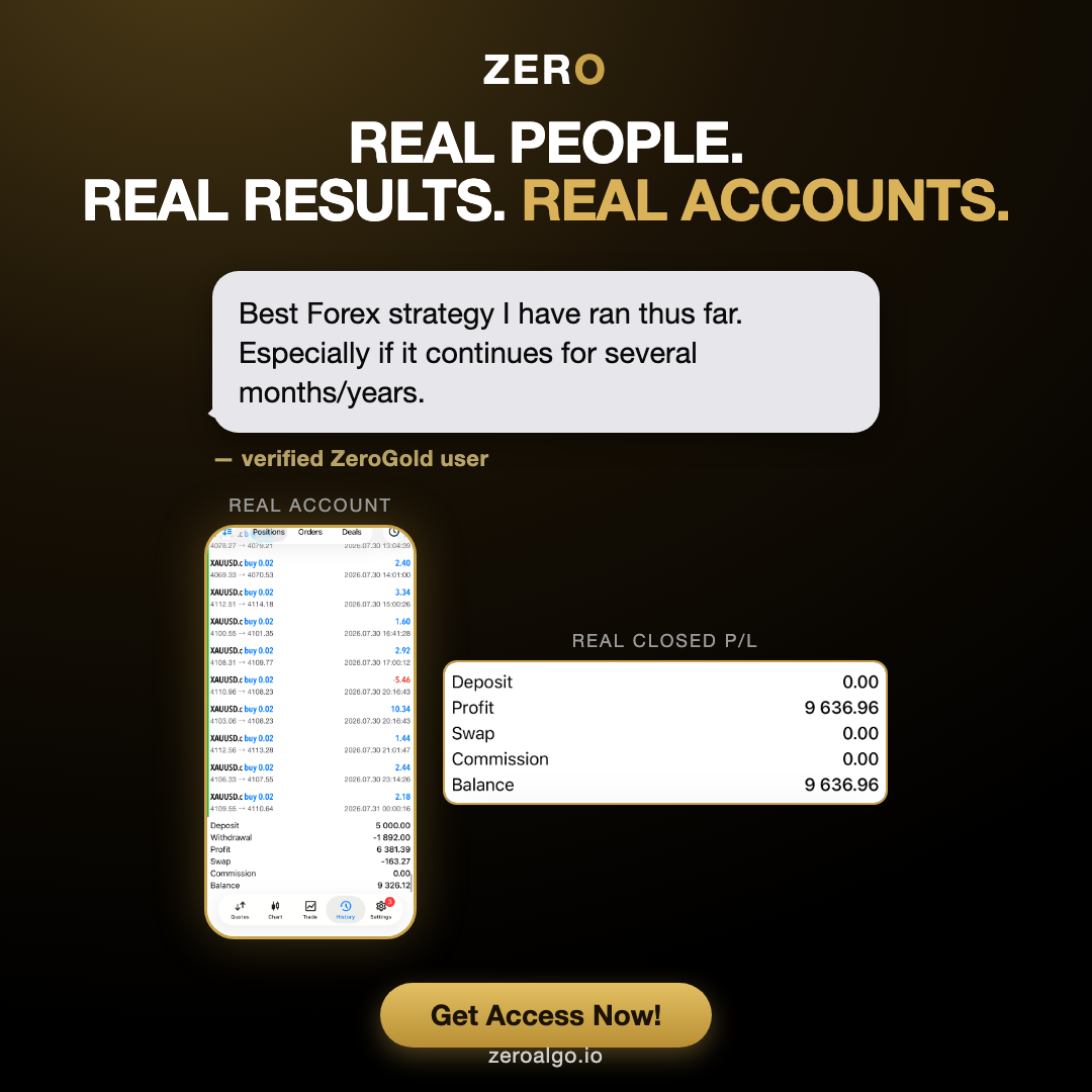 ZeroAlgo.io Facebook ad: The Gold Bot That Trades While You Sleep