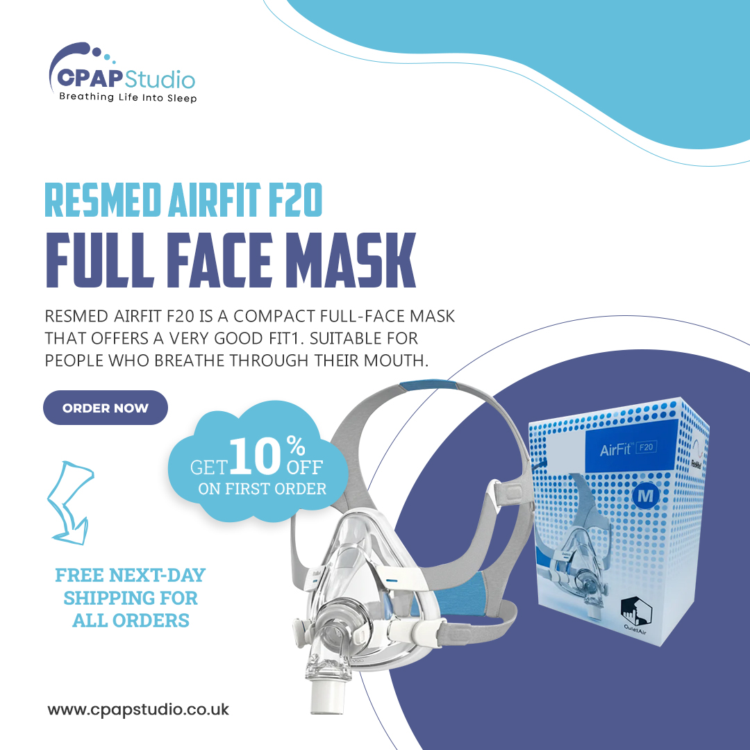 CpapStudio Facebook ad: Say goodbye to mask discomfort and hello to…