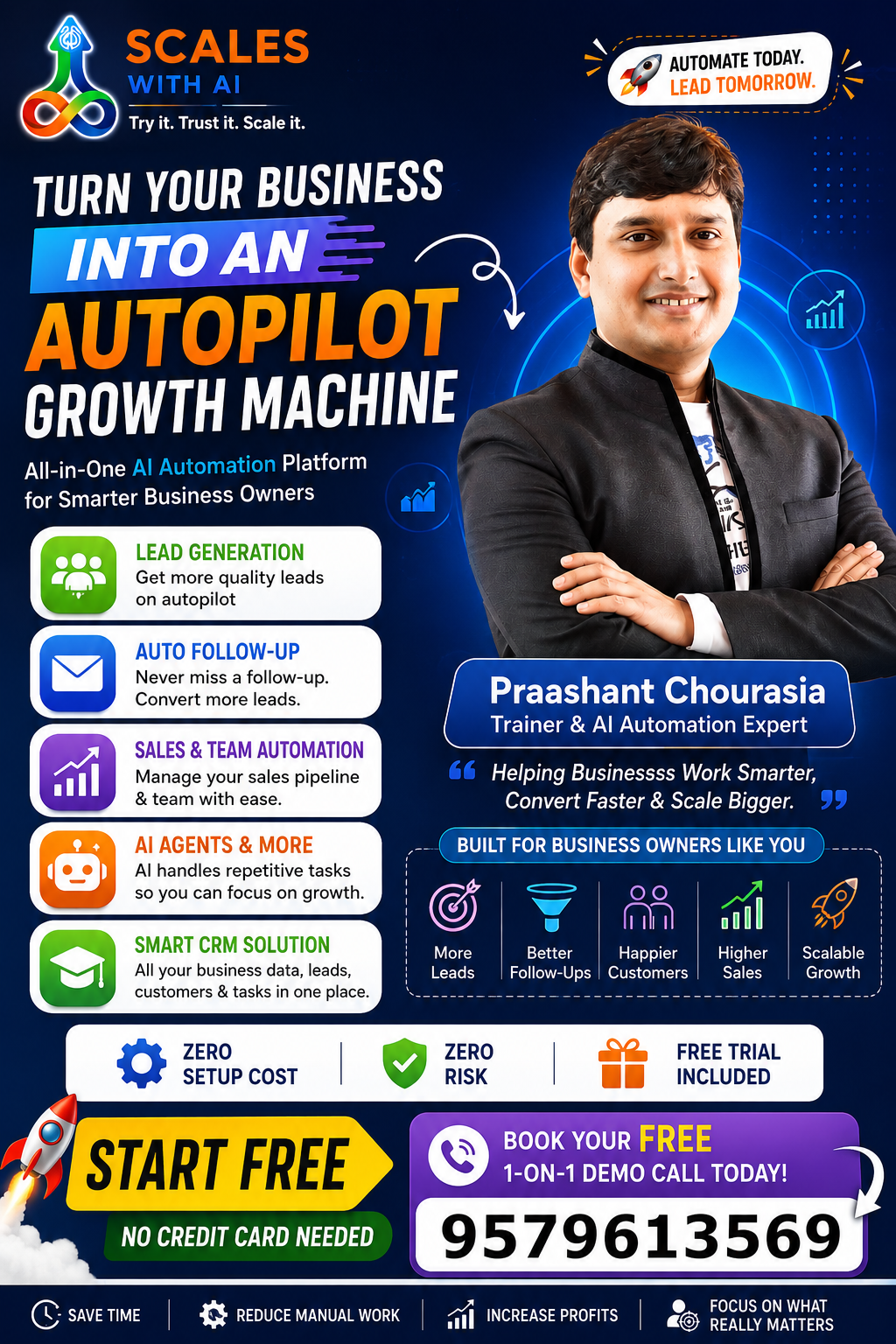 Scales With AI Facebook ad: Stop Managing Everything Manually, Automate Your Business…