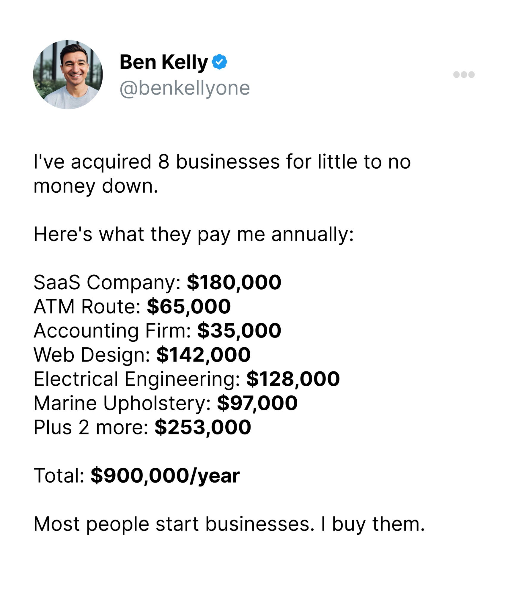 Acquisition Ace Facebook ad