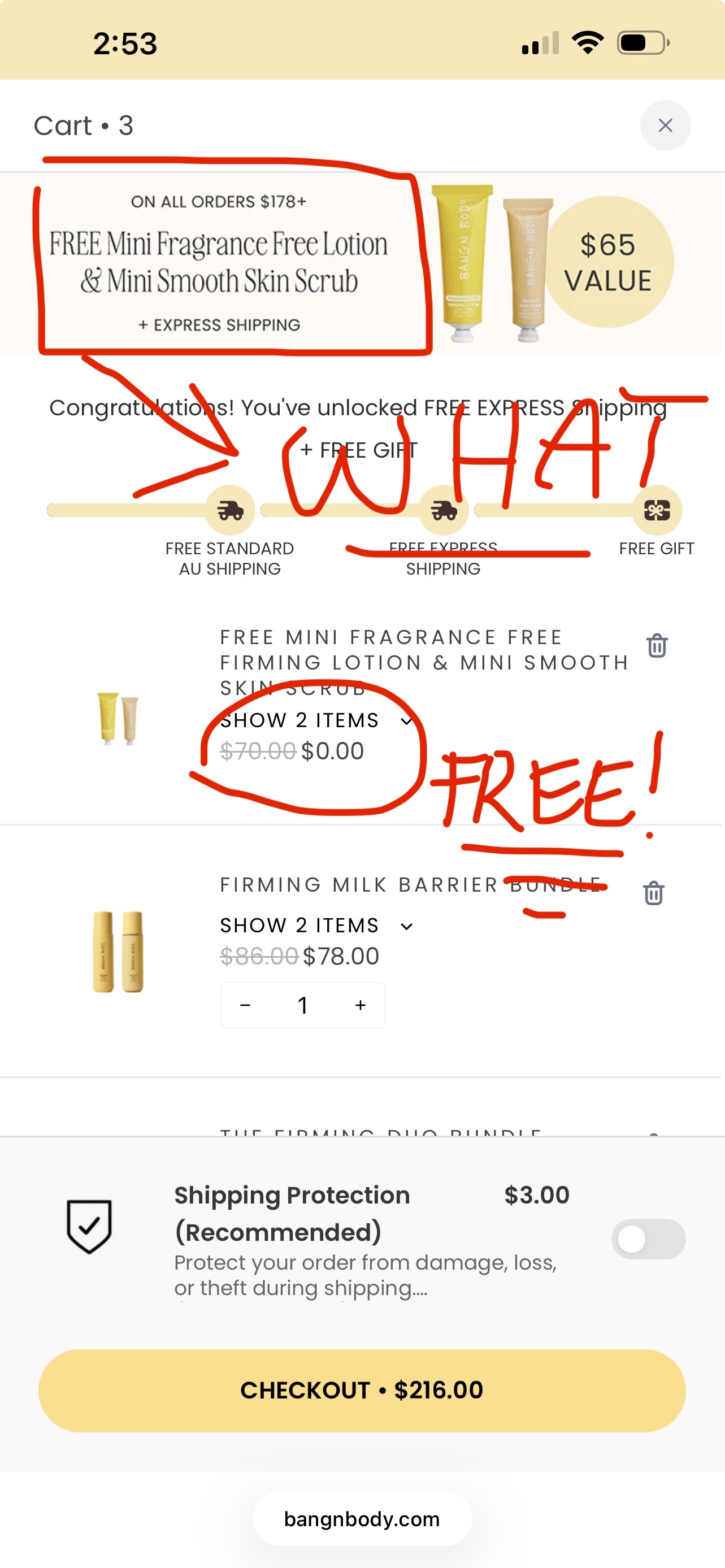 Bangn Body Facebook ad