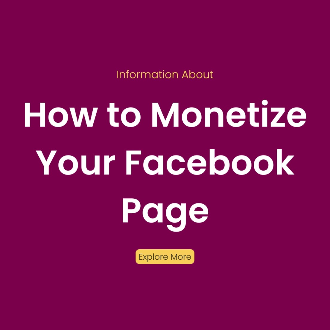 Bright Path Facebook ad: Learn about how to monetize your Facebook page…