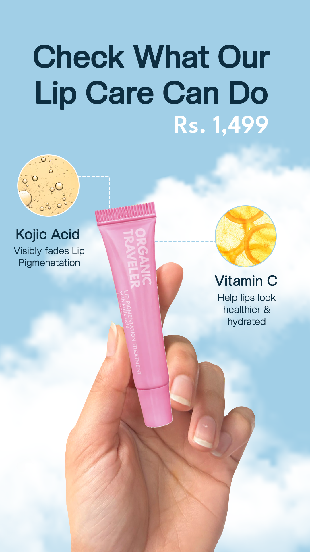 Organic Traveller - Skincare Facebook ad