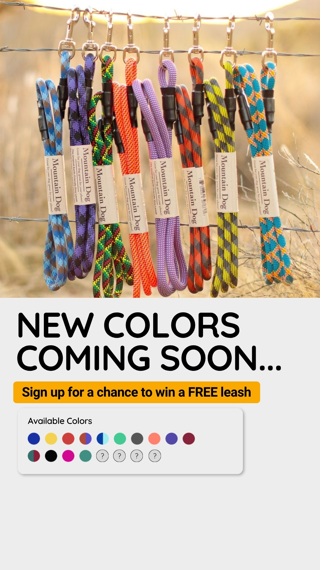 Mountain Dog Products Facebook ad