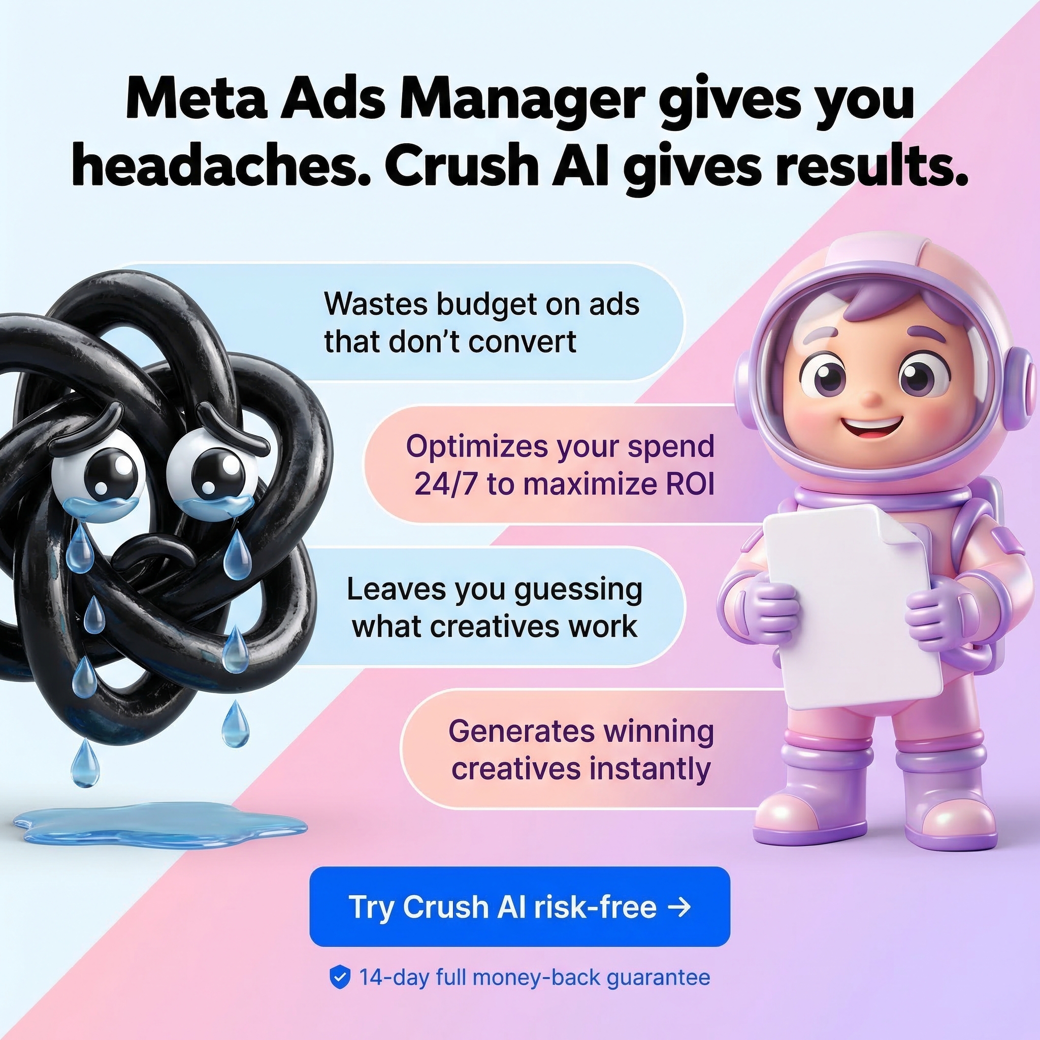 trycrush.ai Facebook ad