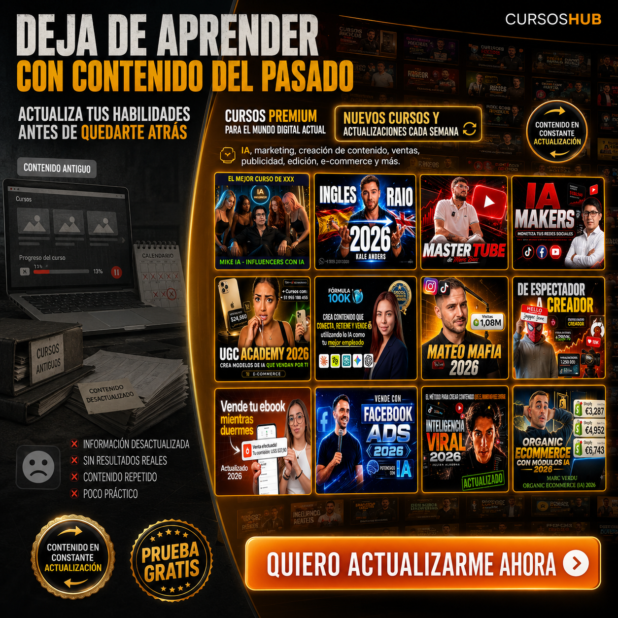 Digital Master Facebook ad: Tu celular ya consume horas de tu día.