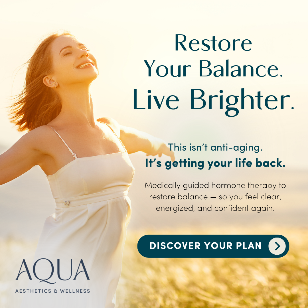 Aqua BodyLab Facebook ad: Stop Suffering Through Menopause