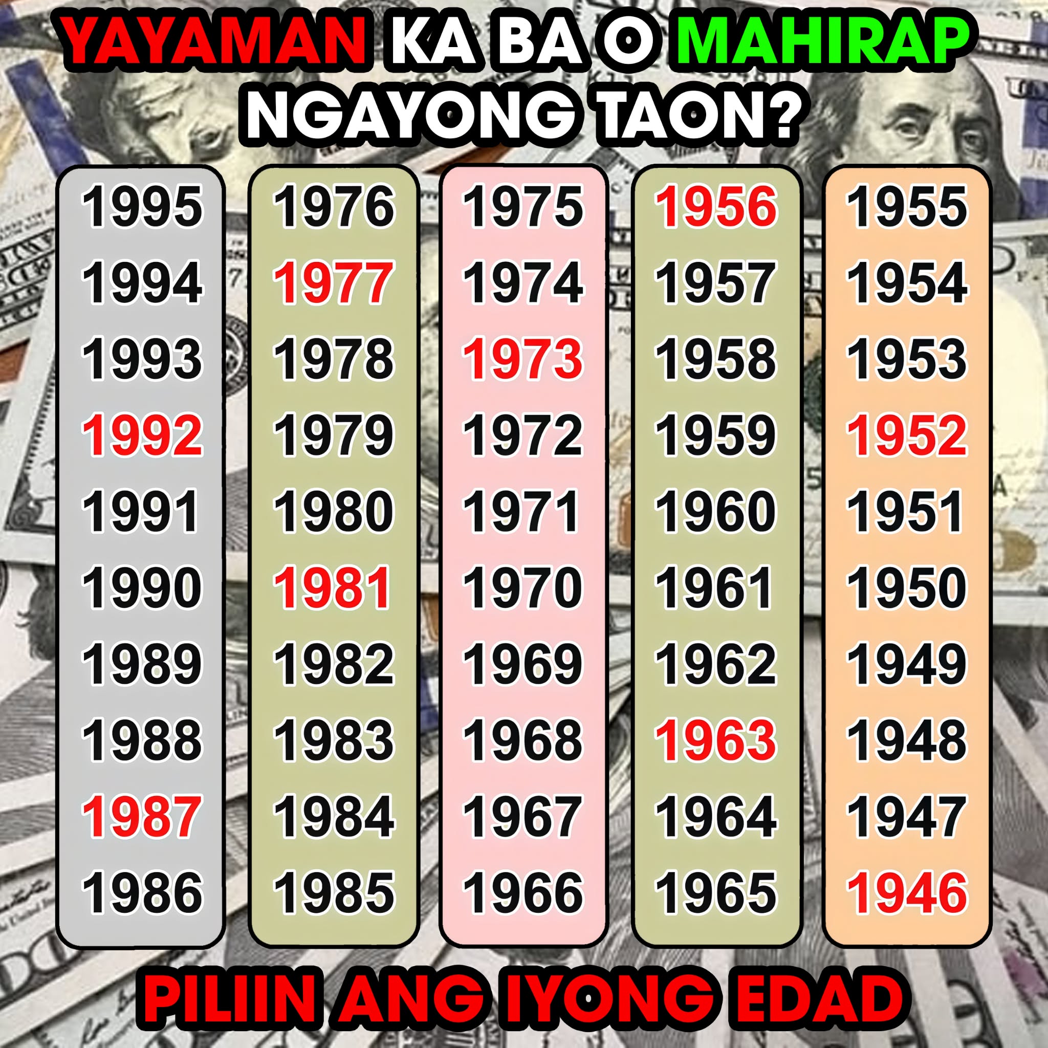 Astrology PH Facebook ad: Ilang taon ka na >>