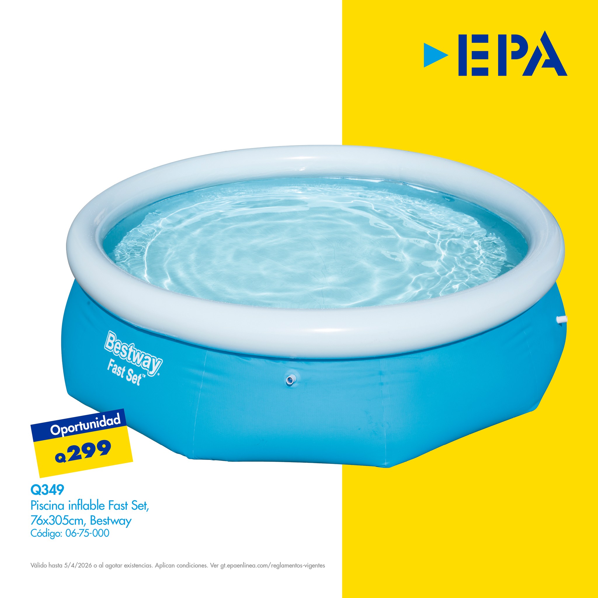 EPA Guatemala Facebook ad: Aproveche estos precios del verano en ¡EPAAA!