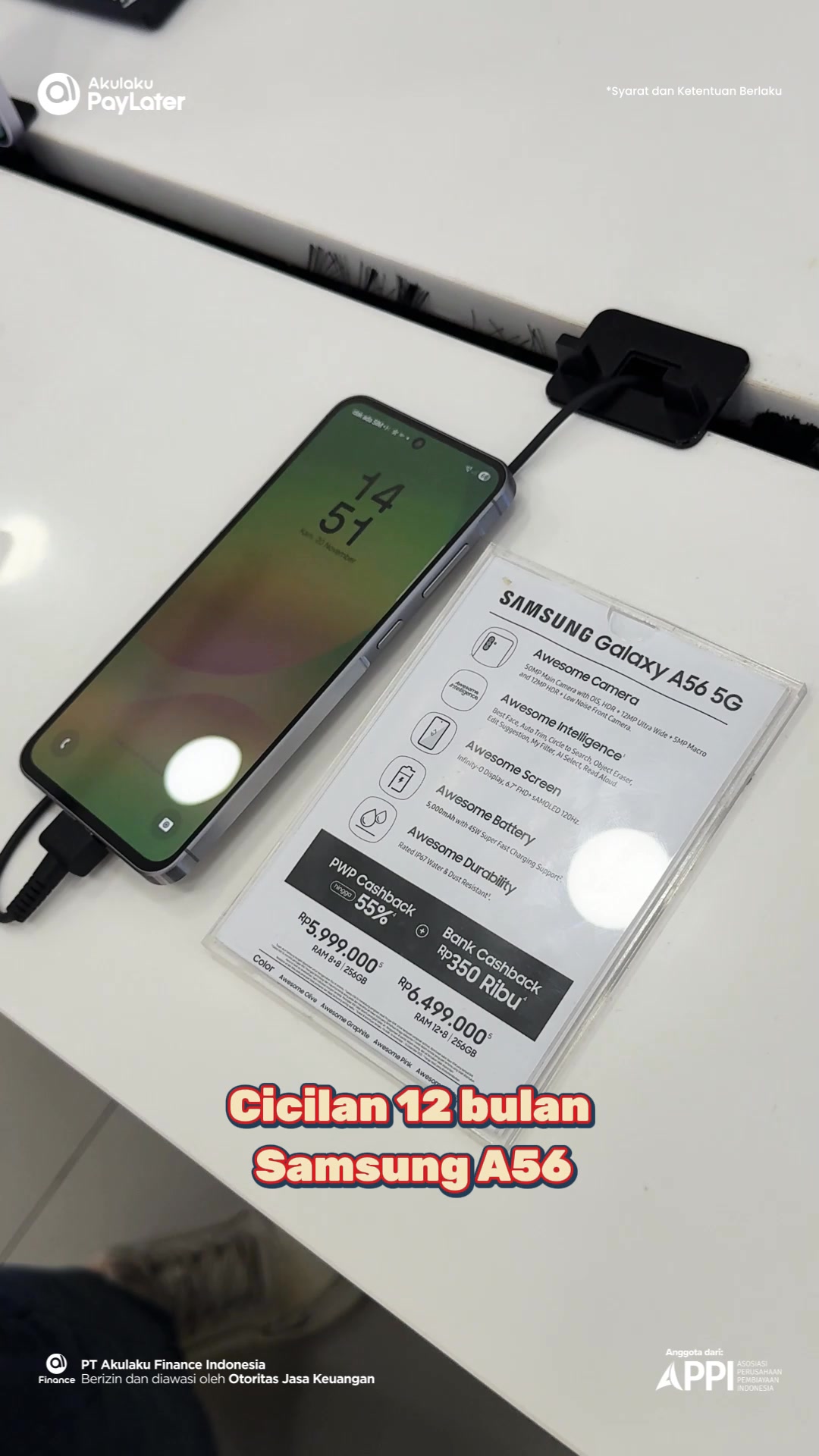 Akulaku Indonesia Facebook ad: Promo Flash Sale!