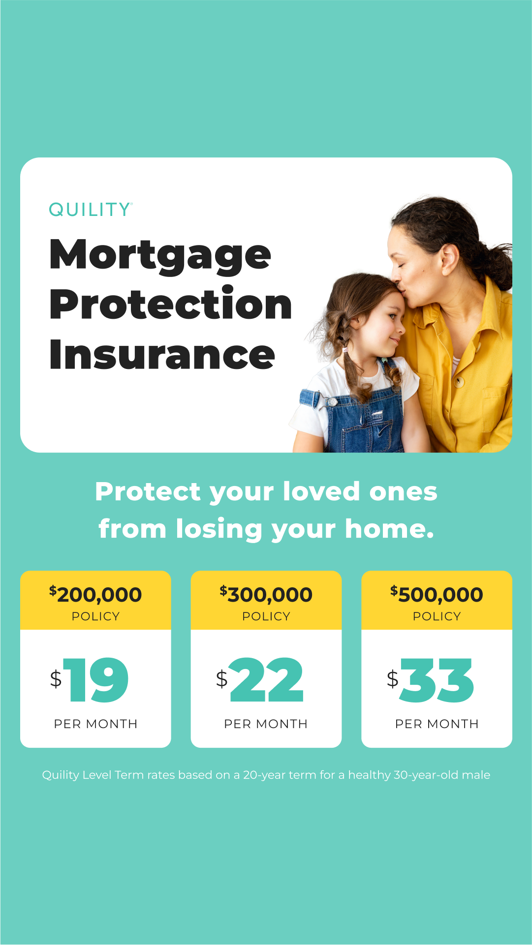 Quility Insurance Facebook ad
