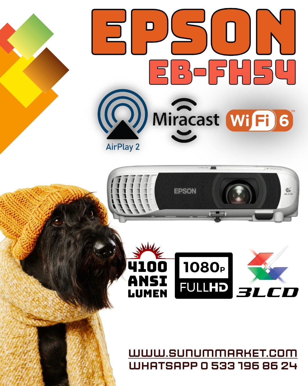 sunummarket Facebook ad: EPSON EB-FH54