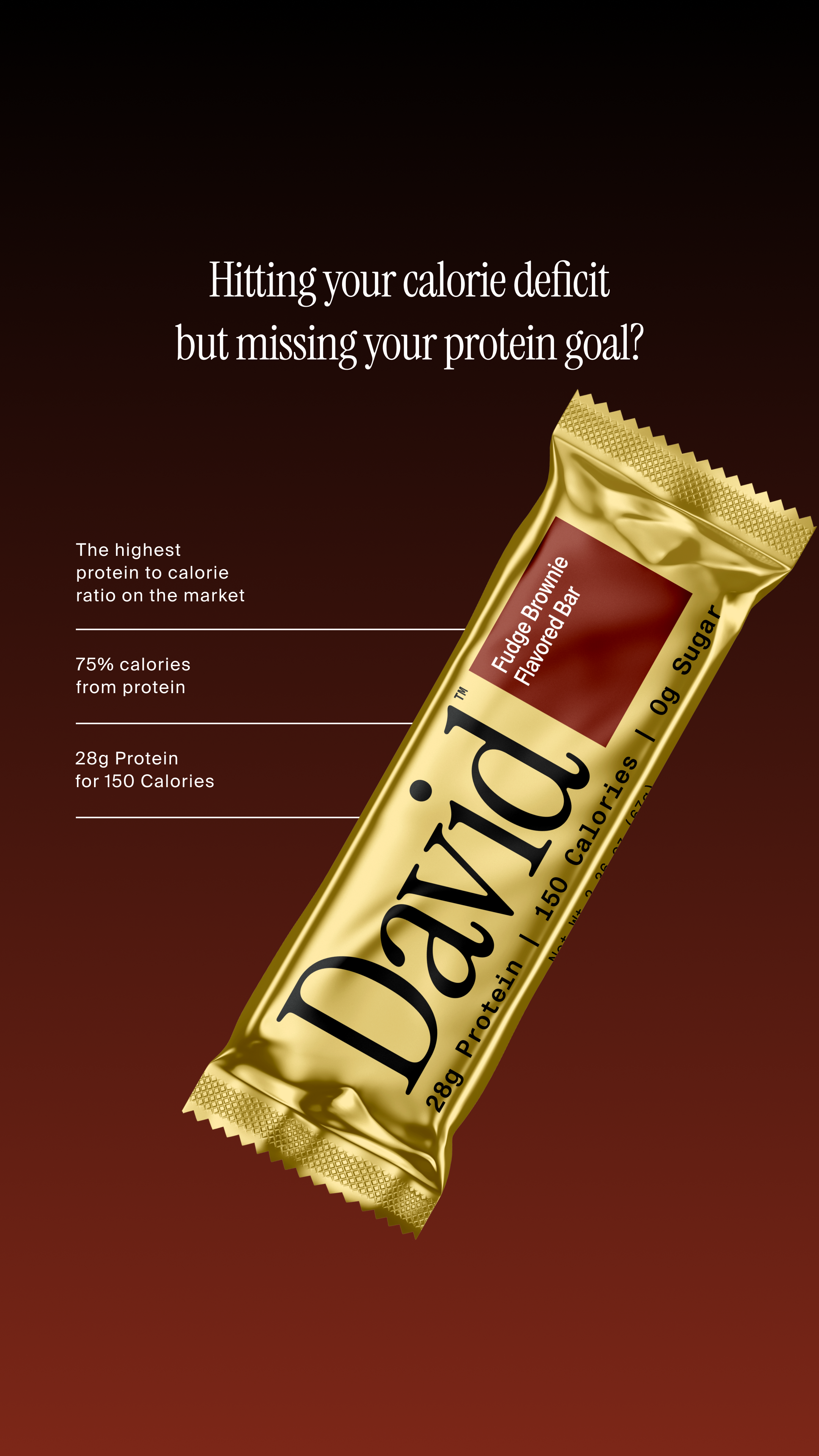 David Protein Facebook ad