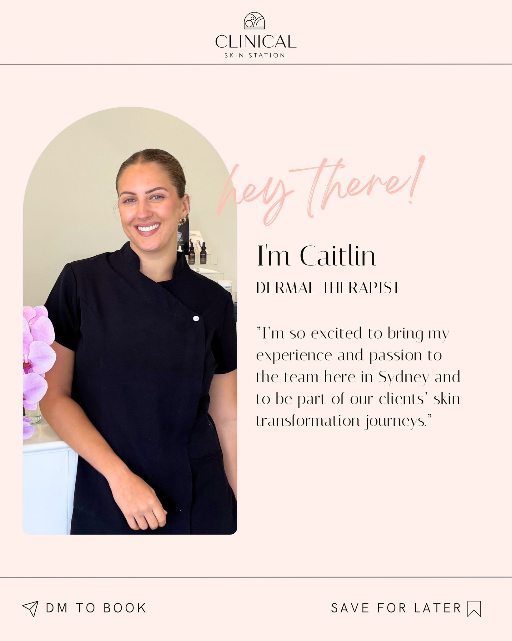 Clinical Skin Station Facebook ad: Say hello to radiant skin and expert care