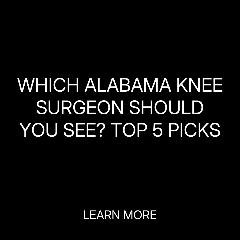 Daily Discovery Hub Facebook ad: Top Alabama Knee Surgeons to Consider