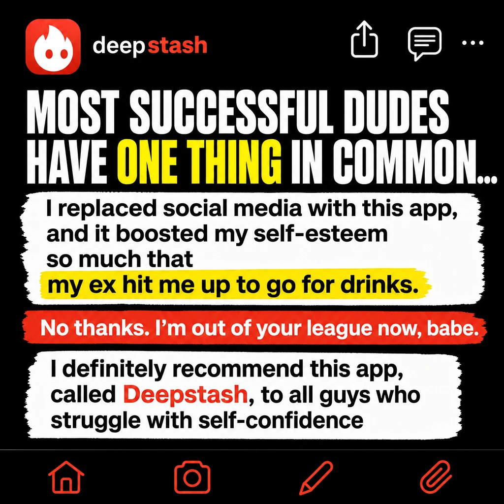 Deepstash Facebook ad