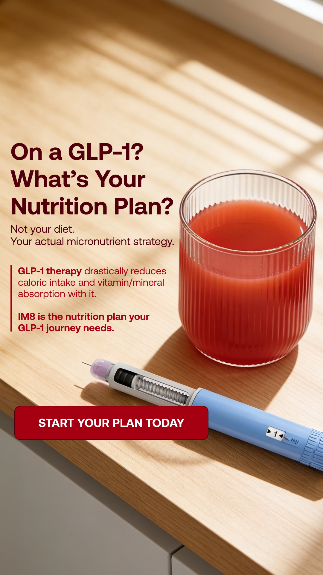 IM8 Health Facebook ad