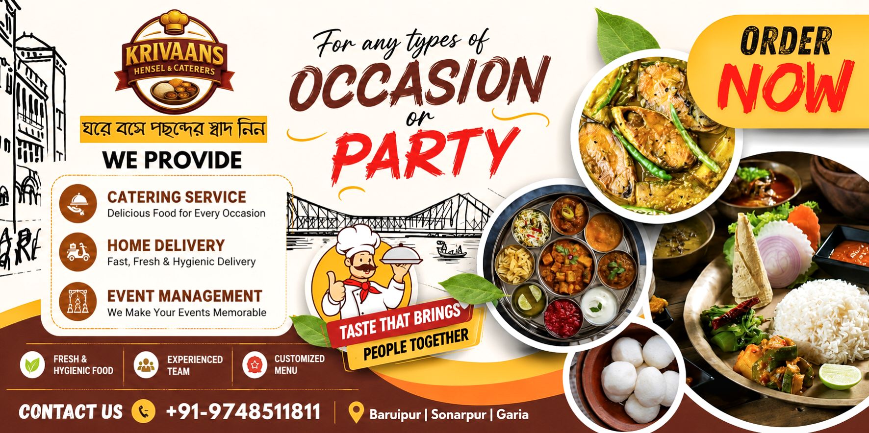 Krivaans Hensel & Caterers Facebook ad