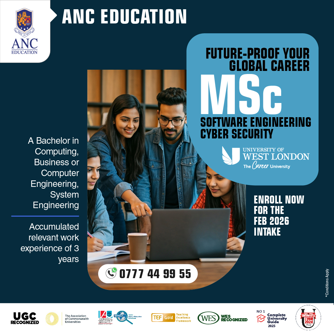 ANC Education Facebook ad: Register now | February 2026 Intake